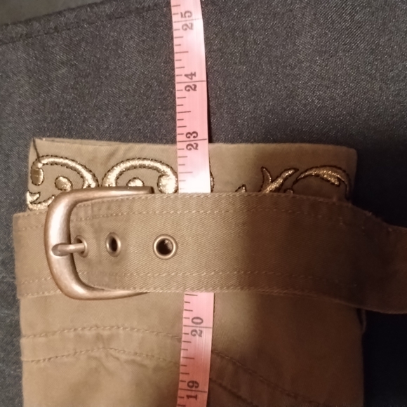 Venezia Woman's Coat 100% Cotton Size 26/28 Color: Light Brown - Picture 13 of 15